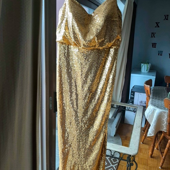 Gold sparkly dress ✨ - Picture 1 of 4